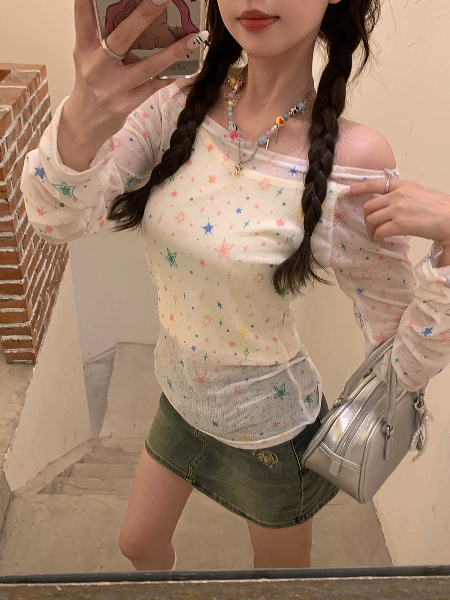 Dopamine Star Smock Cover-Ups-ntbhshop