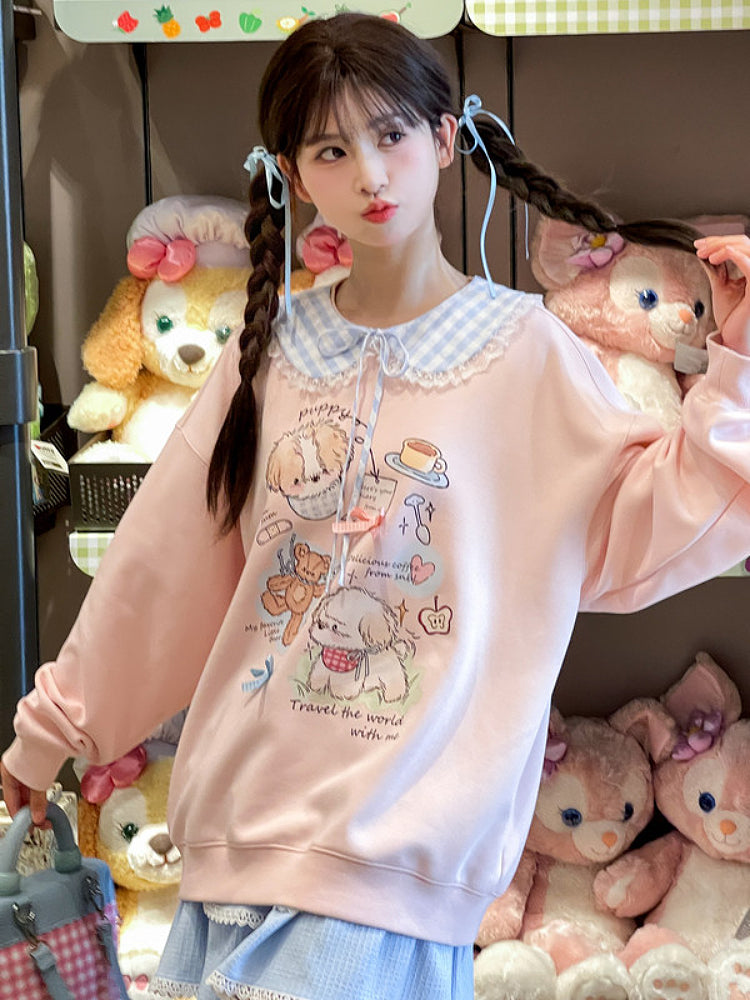 Honey Pup Sketch Sweatshirt & Hoodie-ntbhshop