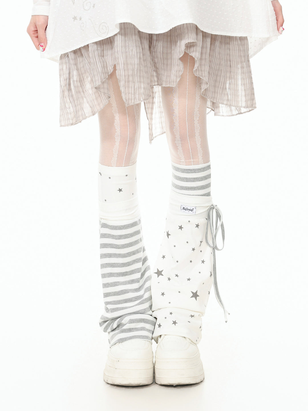 Starlight Stripe Leg Warmers-Accessories-ntbhshop