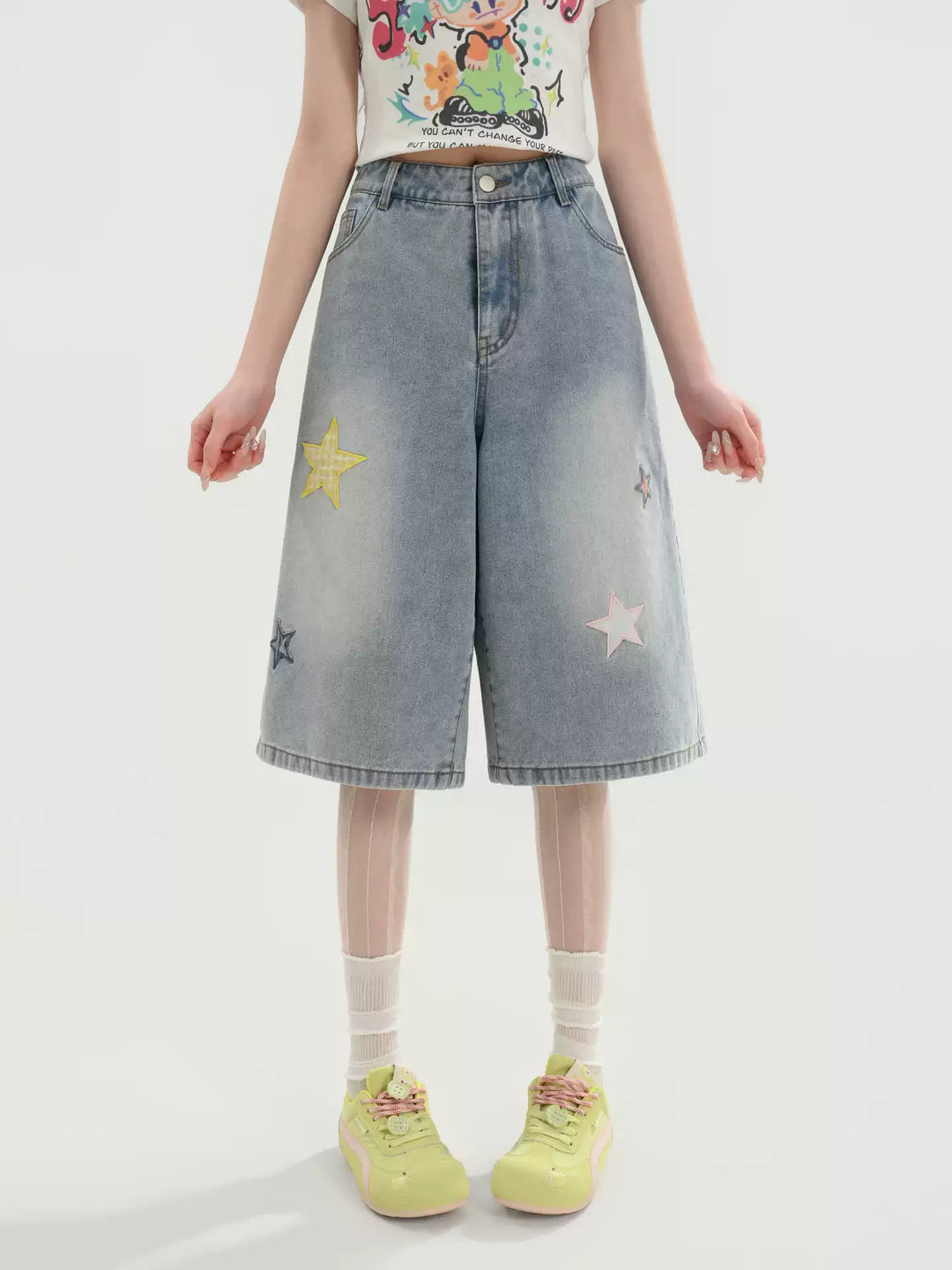 Stardust Cropped Jeans-Bottoms-ntbhshop