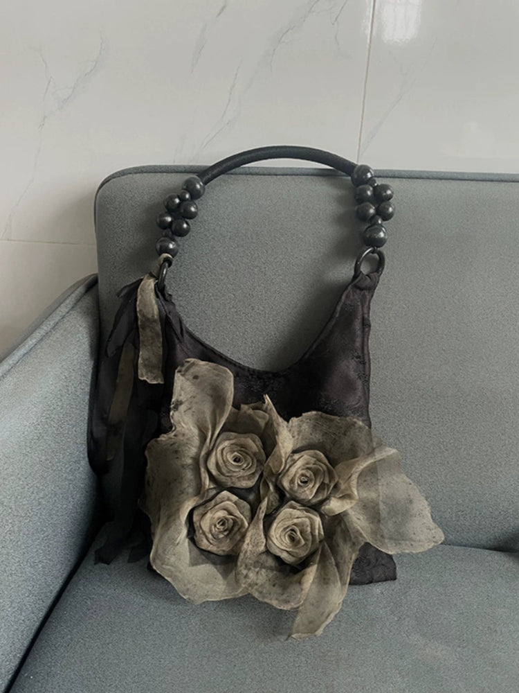 Rose Ash Poetry Ruffle Bags-ntbhshop