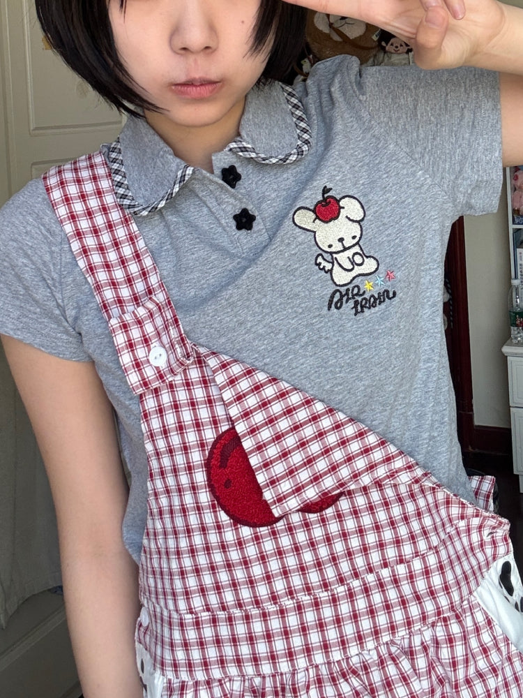 Apple Pup Picnic Slim Polo-ntbhshop