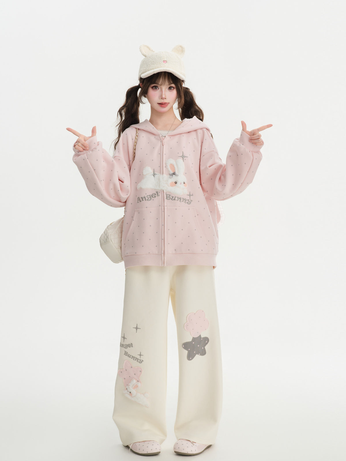 Angel Bunny Wide-Leg Pants-Bottoms-ntbhshop