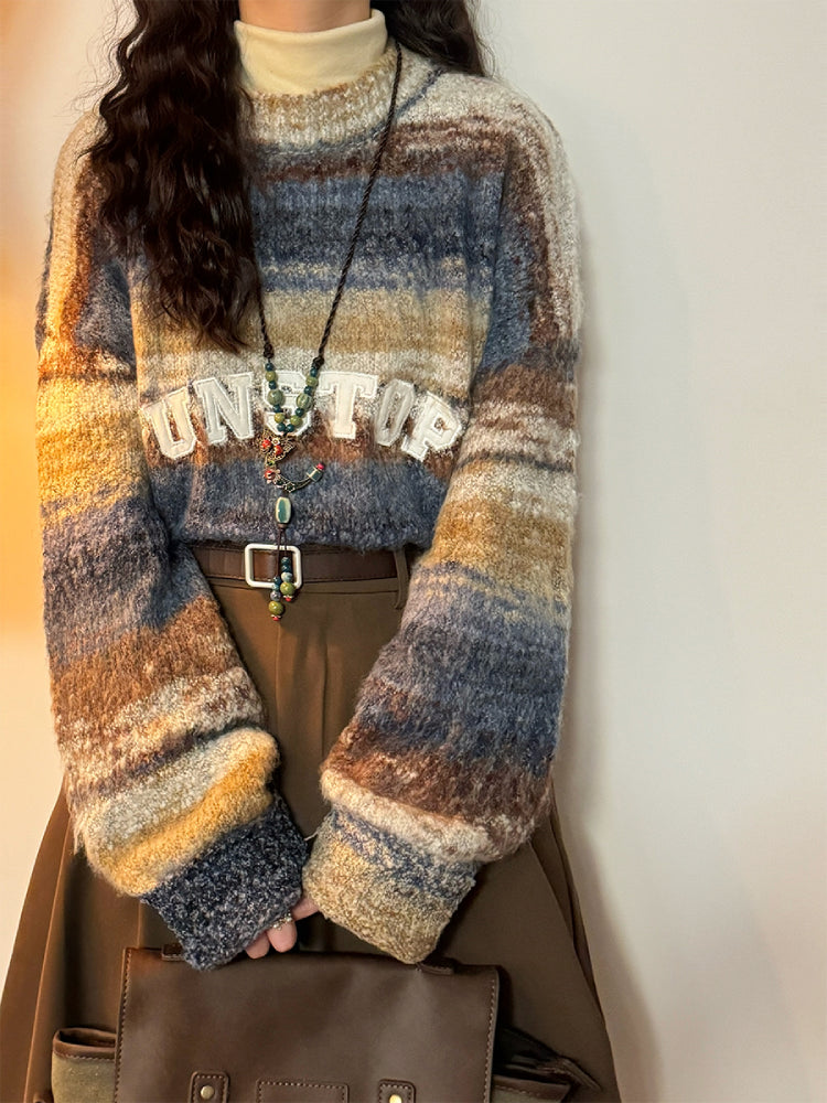 Unstop Fuzzy Horizon Knit Sweaters-ntbhshop