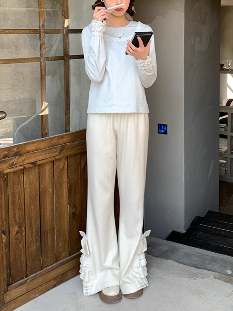 Ribbon Lace Dream Pants-ntbhshop