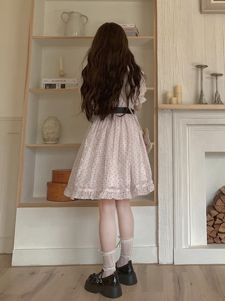 Cloud Dot Tulle Dresses-Dresses-ntbhshop