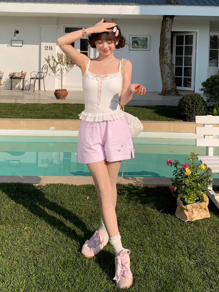 Sweetheart Bra Camisole-Tops-ntbhshop