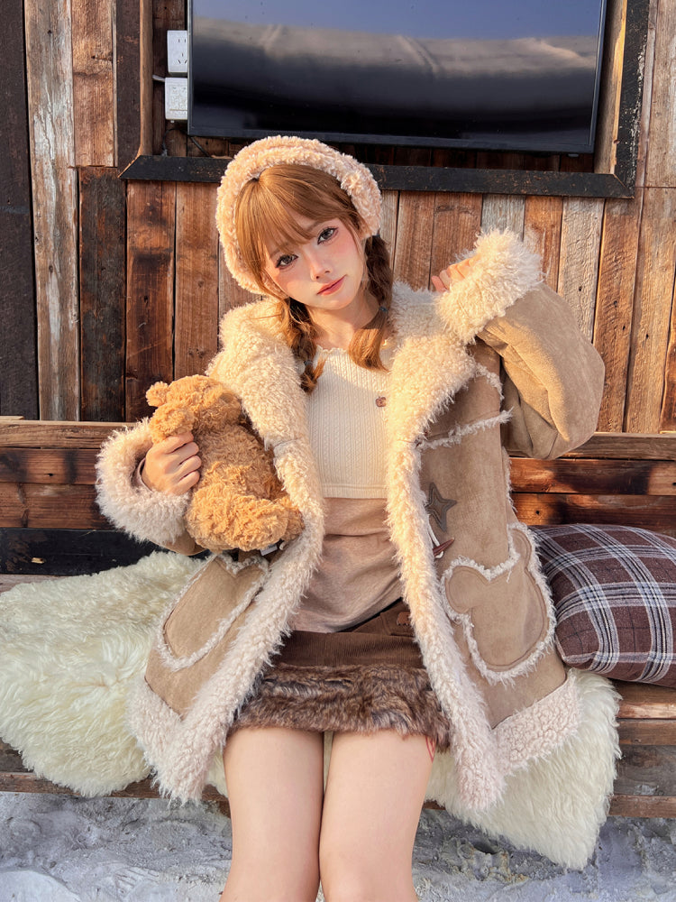 Cuddle Bear Reversible Suede Jacket-ntbhshop