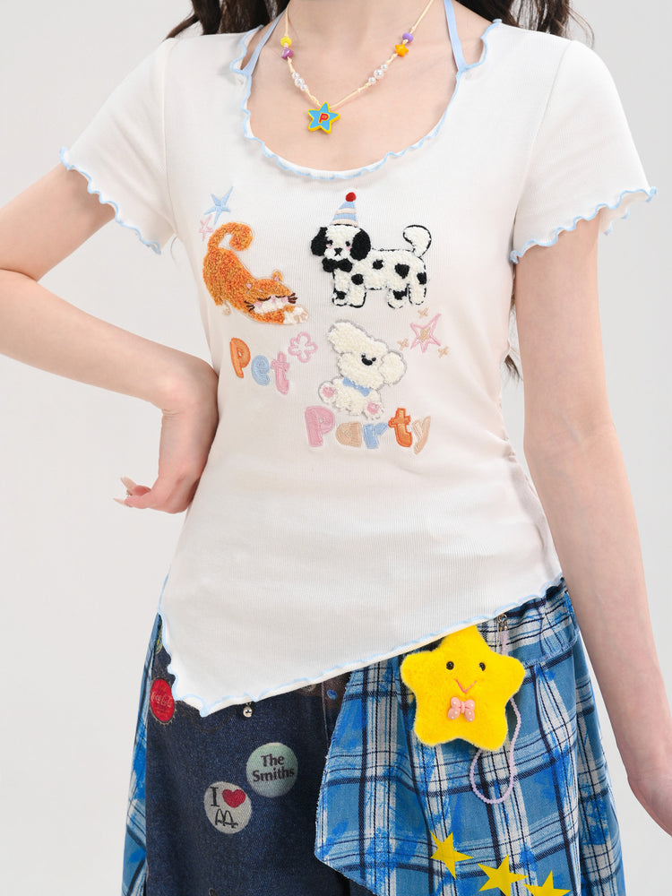 Pet Party Baby Halter Tops-ntbhshop
