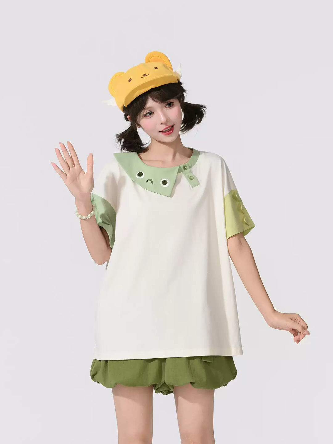 Green Monster Graphic Tee-Tops-ntbhshop