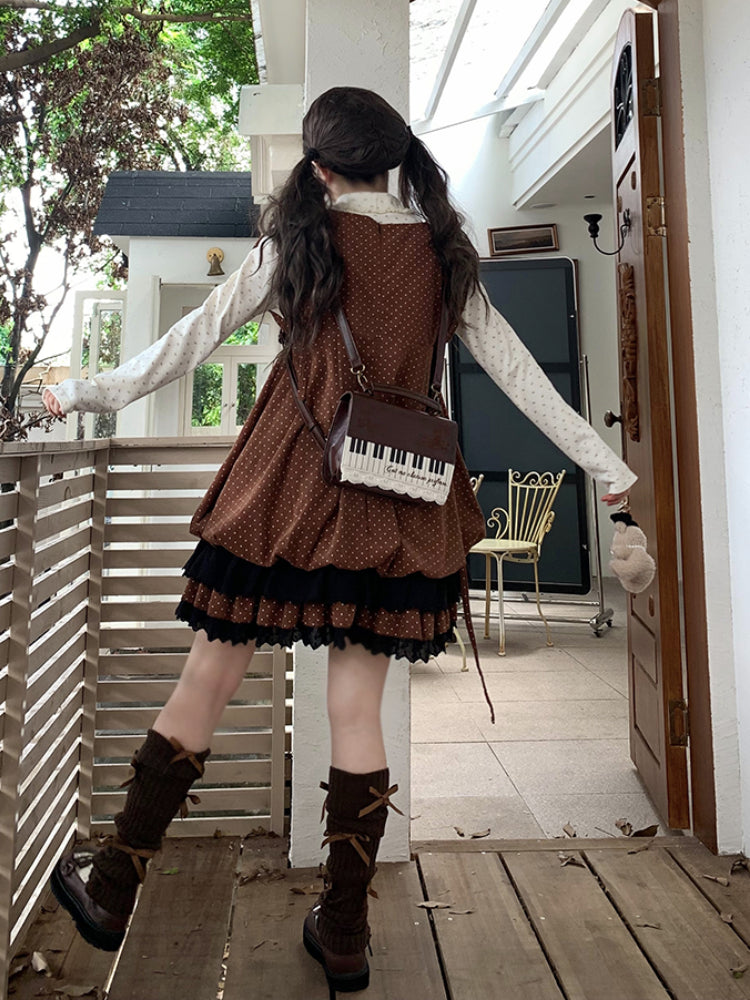 Neko Chan Polka Dot Bubble Dresses-ntbhshop