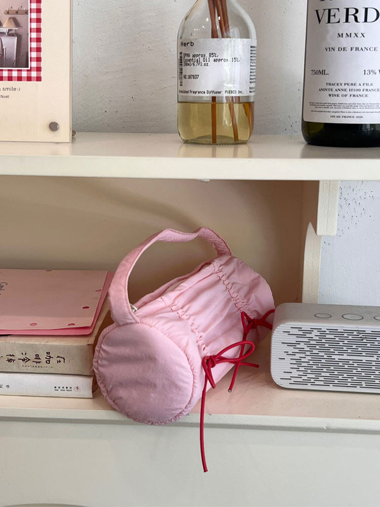 Ribbon Gather Pencil Pouches-Accessories-ntbhshop