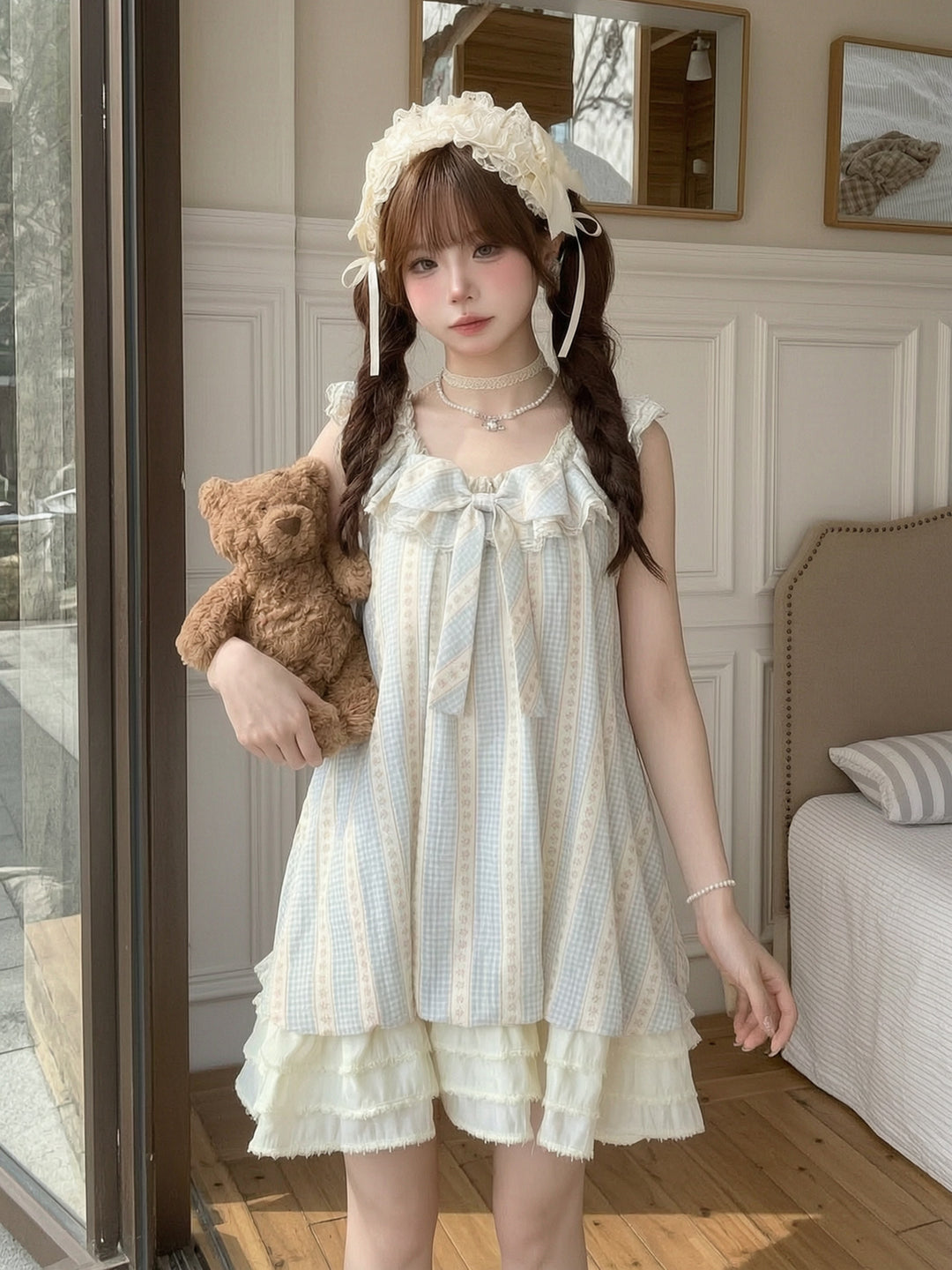 Little Lullaby Cotton Babydoll Dress-Dresses-ntbhshop