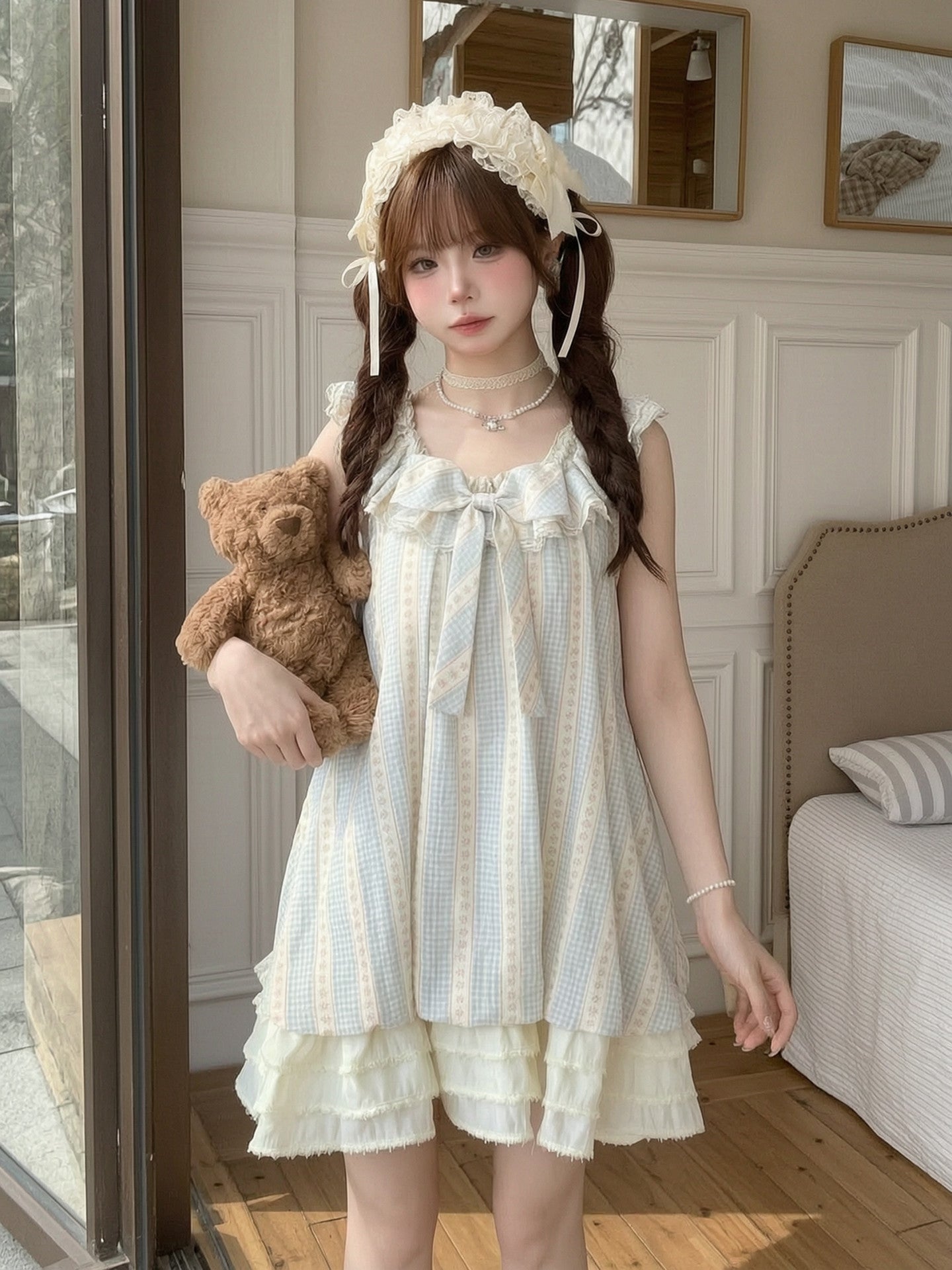 Little Lullaby Cotton Babydoll Dress-Dresses-ntbhshop