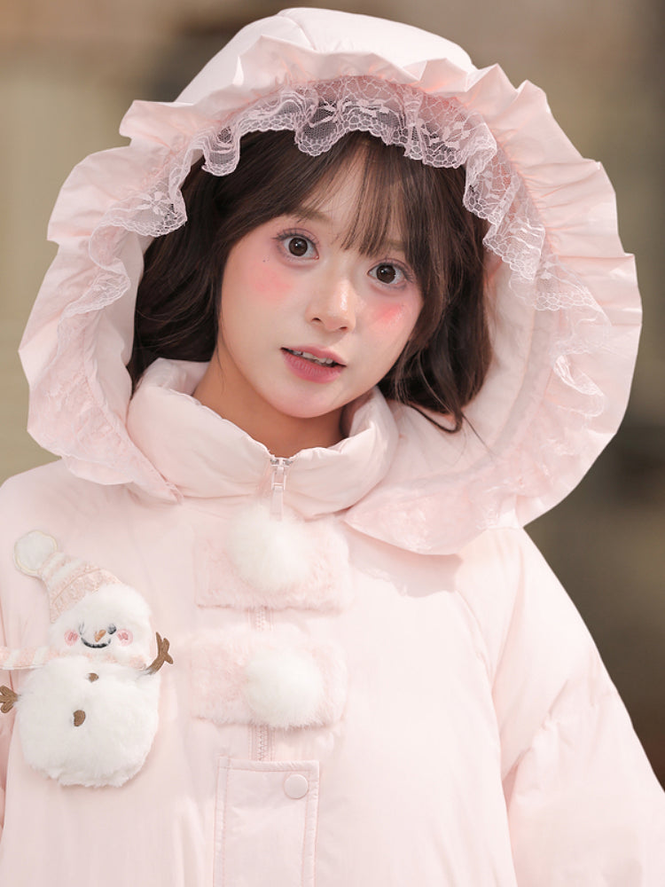 Snowman Puff Doll Down Jackets-ntbhshop