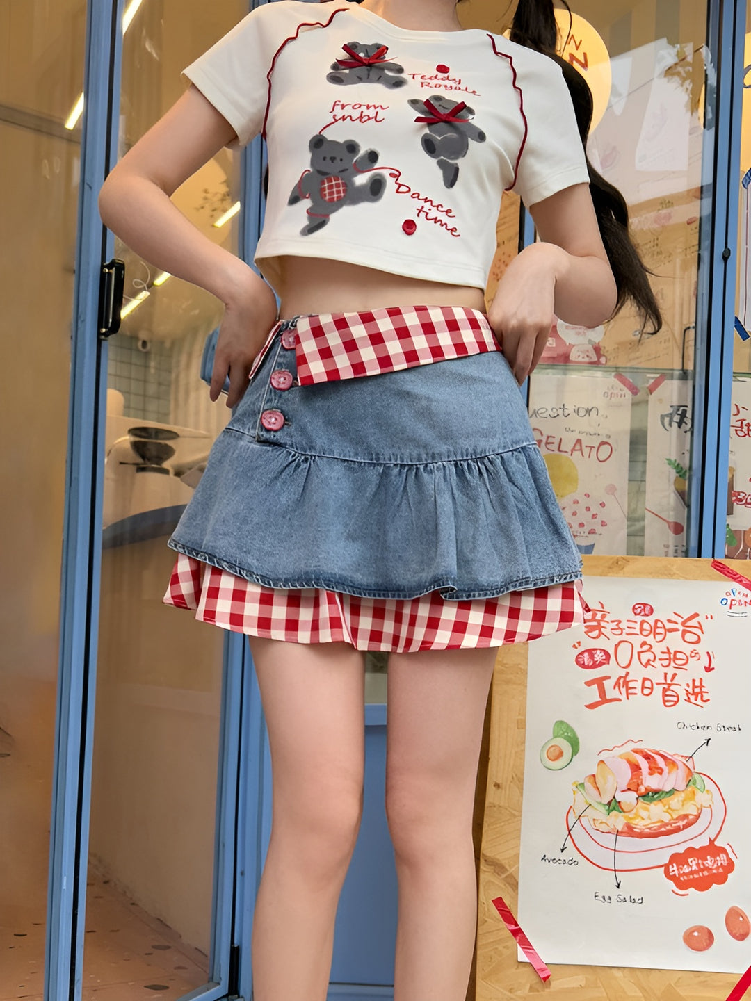 Teddy Royale Crop Top-Tops-ntbhshop