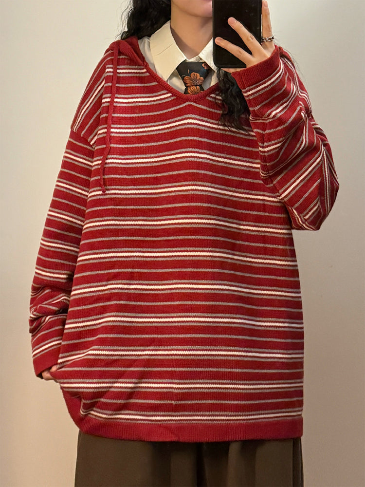 Maple Lane Campus Knit Hoodies-ntbhshop