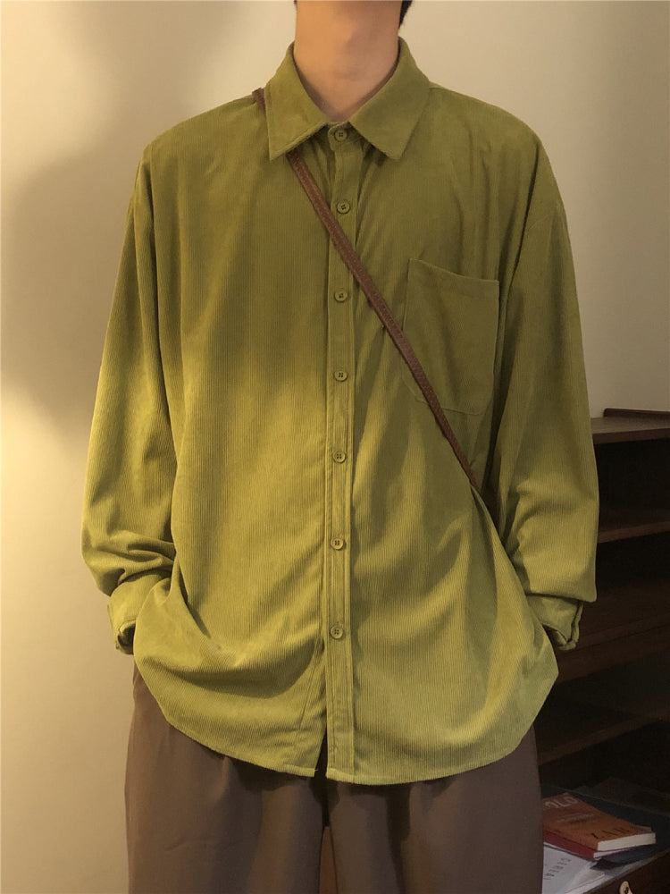 Autumn Archive Unisex Corduroy Shirts-ntbhshop