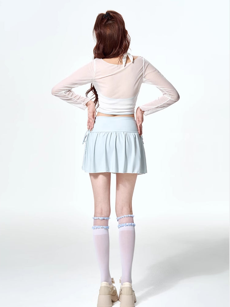 Gentle Flow Split Three Piece Swimsuit-ntbhshop