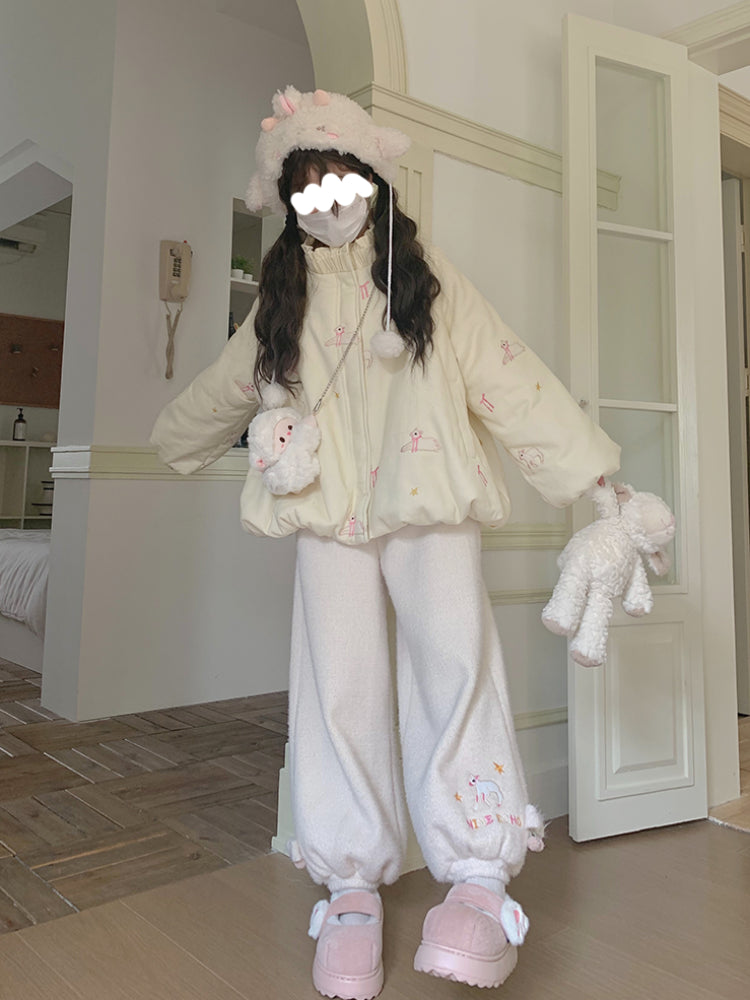 Lamb Cloud Plush Pants-ntbhshop