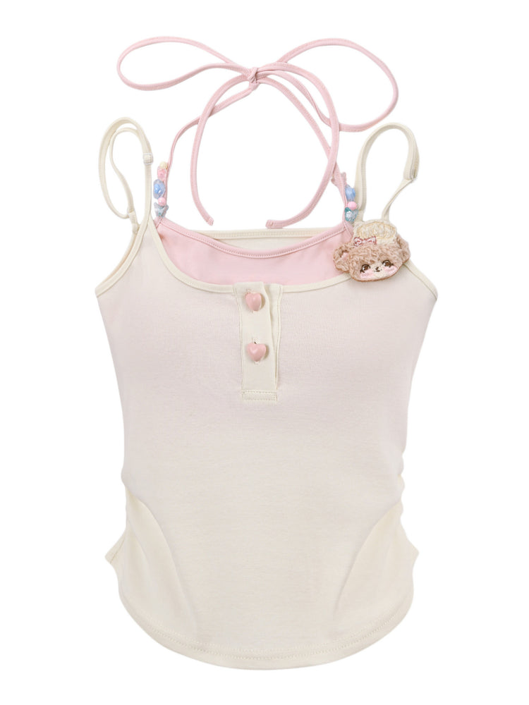 Bakery Bear Bra Cami-Tops-ntbhshop