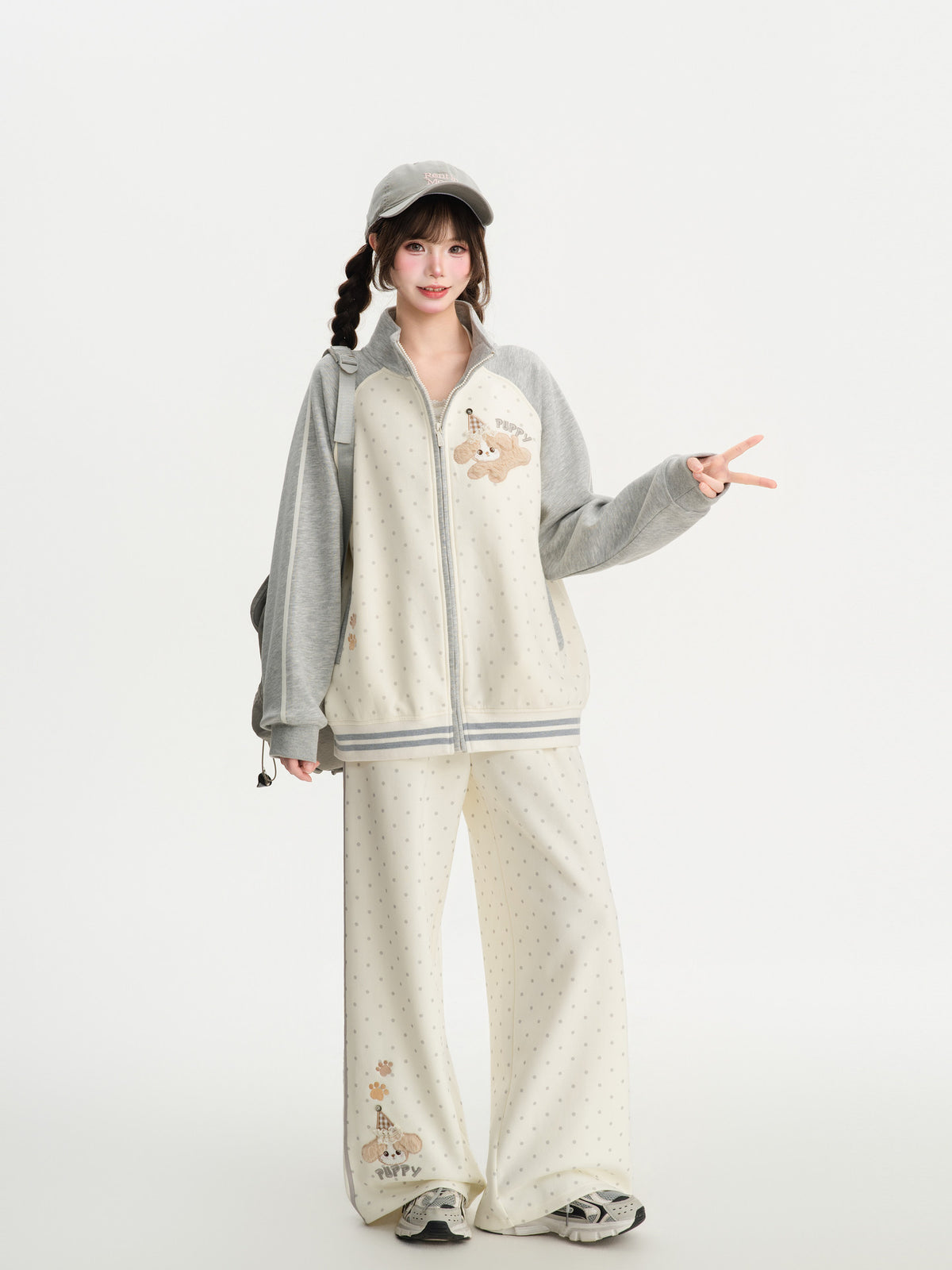 Puppy Dottie Lounge Sweatpants-Bottoms-ntbhshop