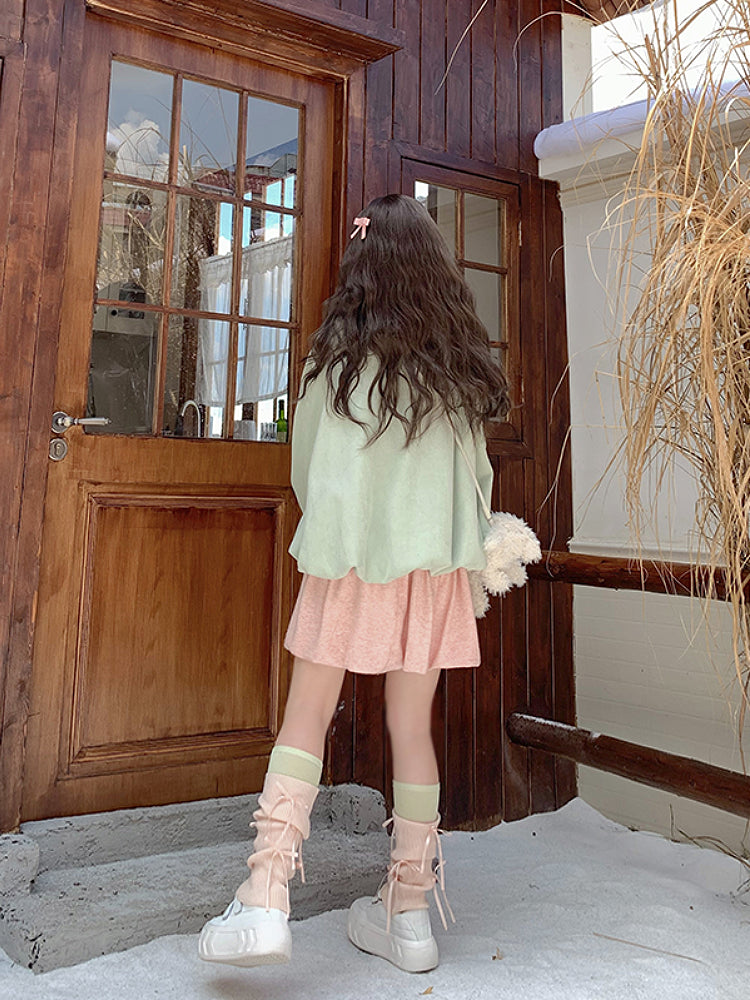 Sakura Matcha Bubble Sweatshirts-ntbhshop