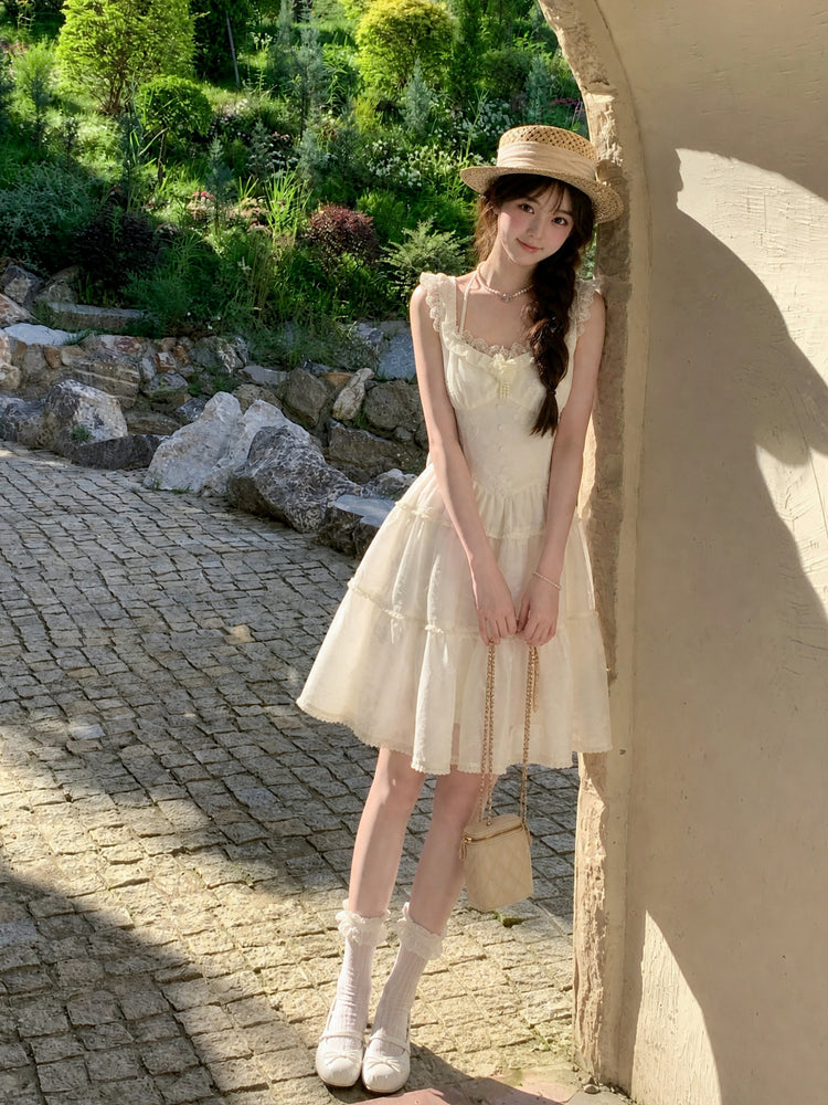 Butterfly Garden Bow Dress-Dresses-ntbhshop