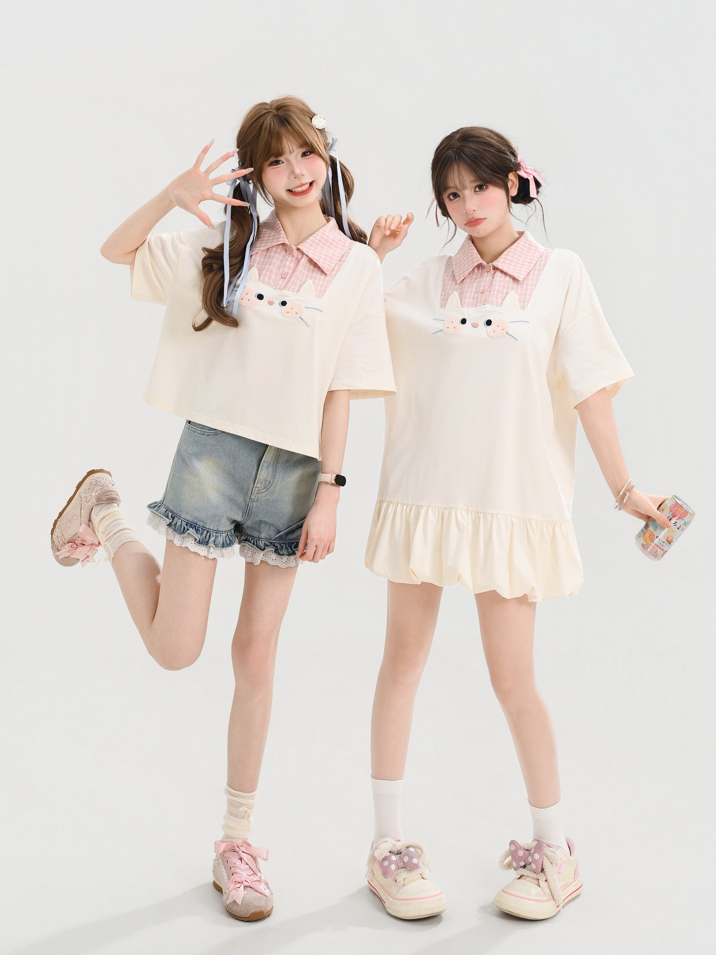 Cookie Cat Bubble Dress-Dresses-ntbhshop