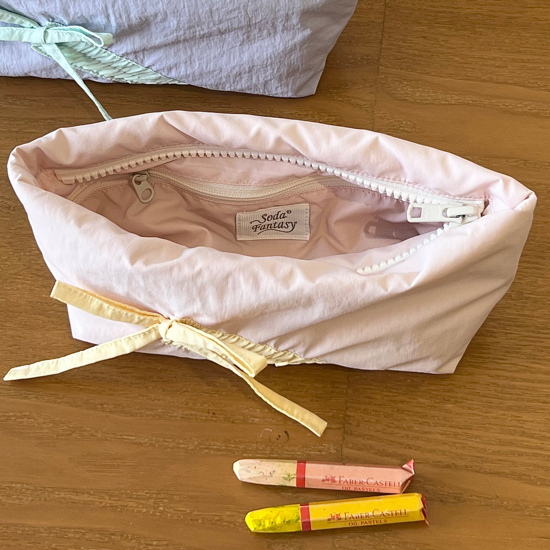 Gentle Ribbon Pencil Cases-Accessories-ntbhshop