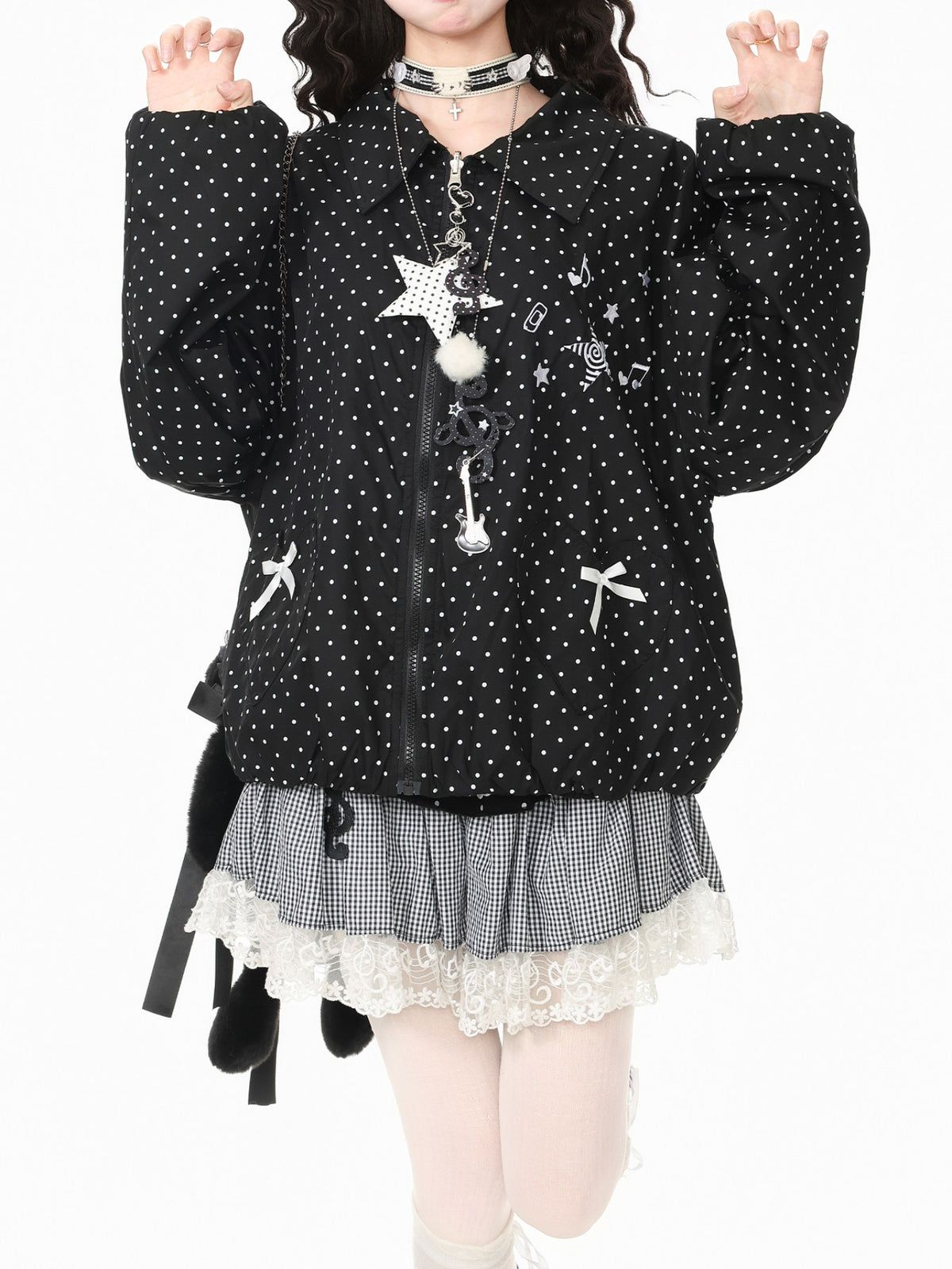 Whimsy Melody Reversible Jackets-Outerwear-ntbhshop