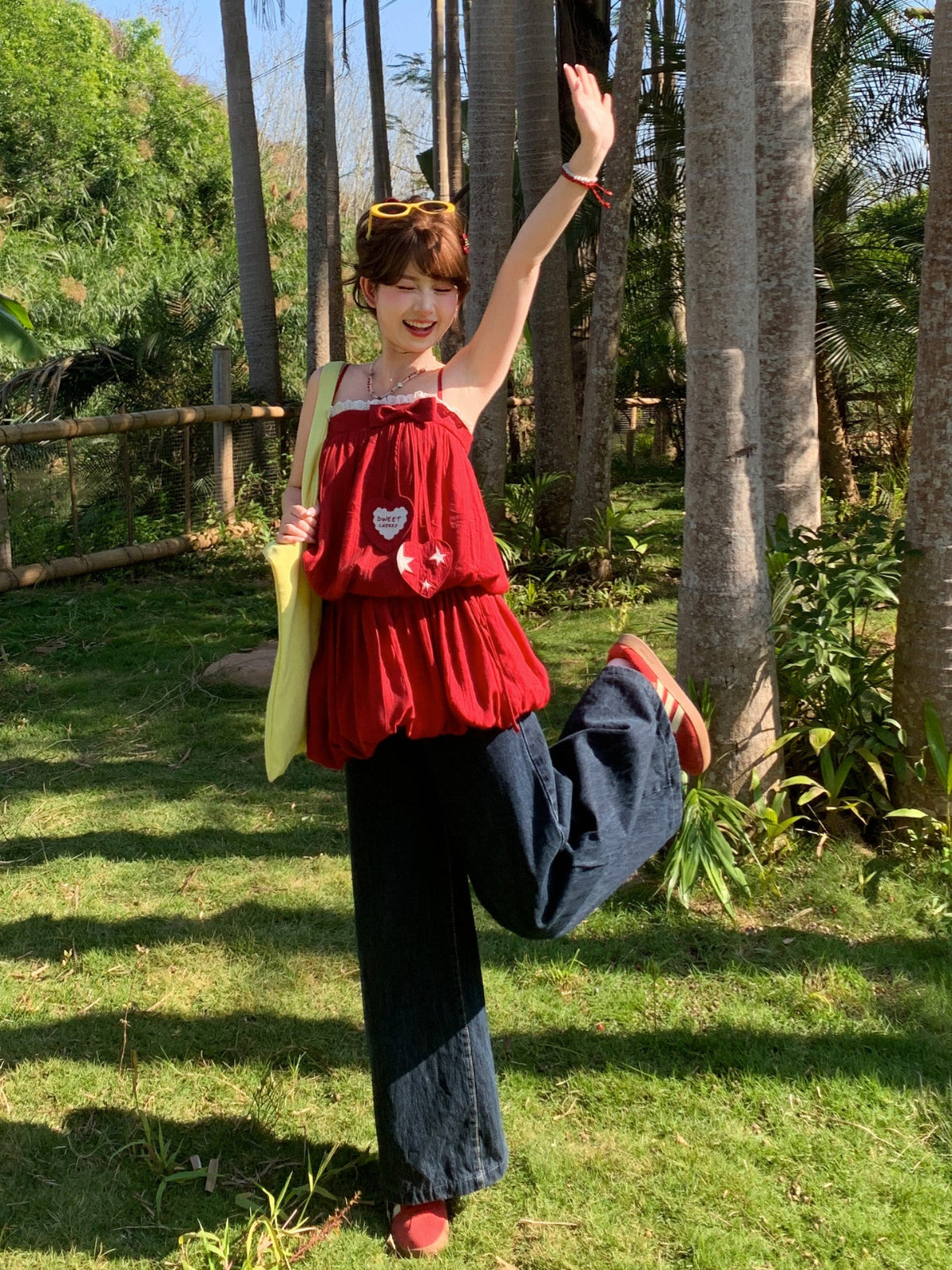 Picnic Heart Bubble Dress-Dresses-ntbhshop