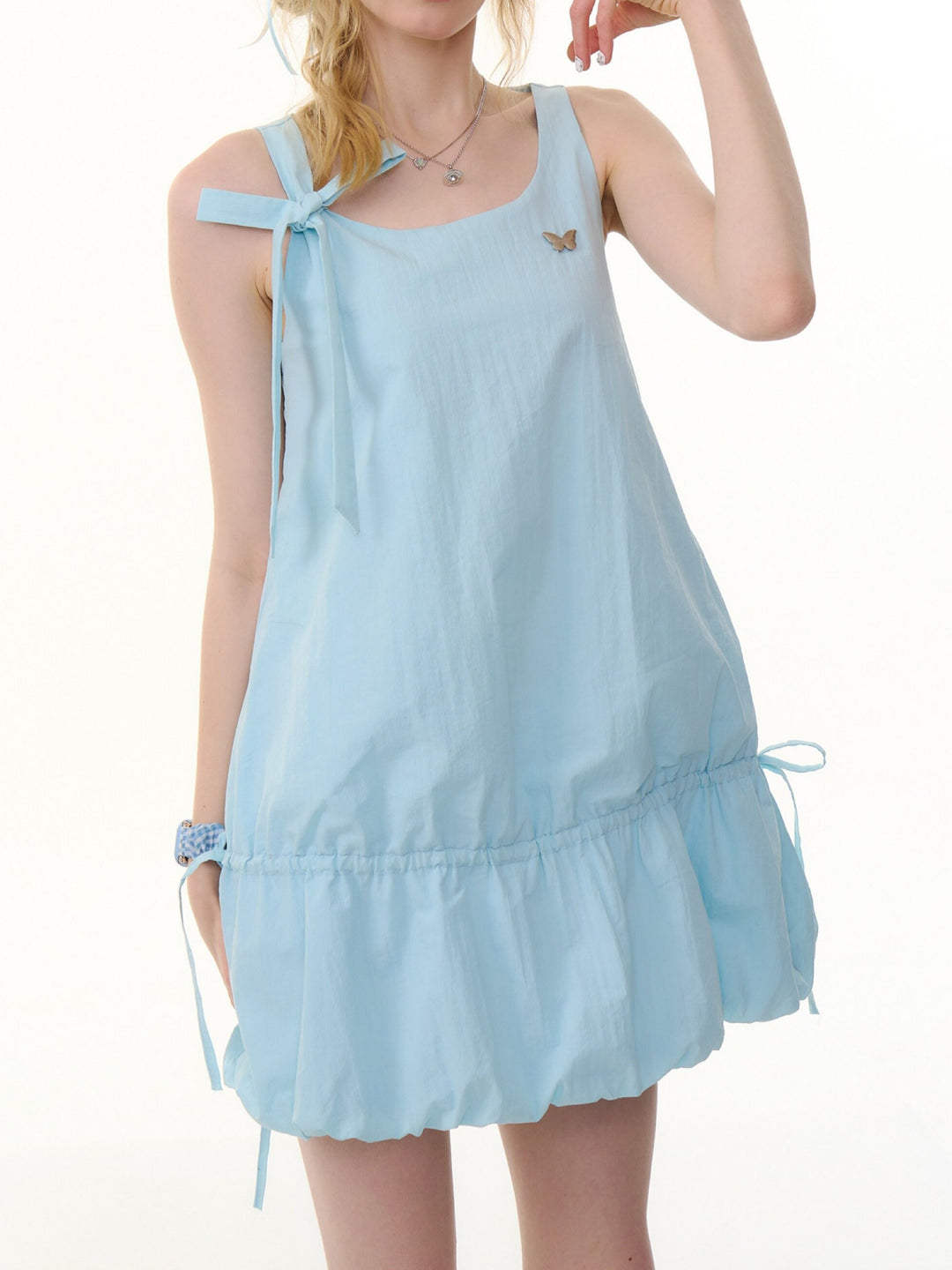 Teal Butterfly Bubble Dresses-Dresses-ntbhshop