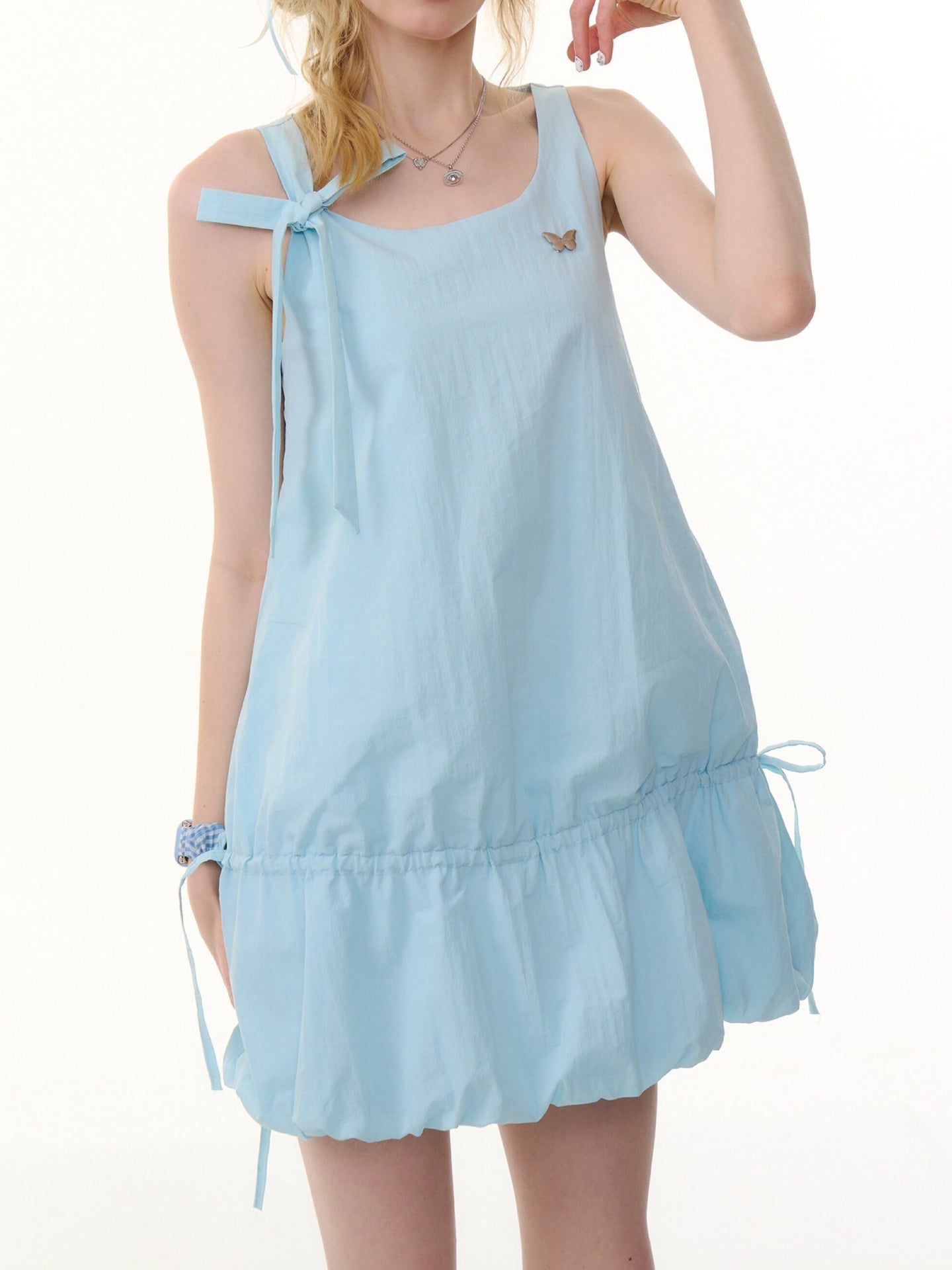 Teal Butterfly Bubble Dresses-Dresses-ntbhshop
