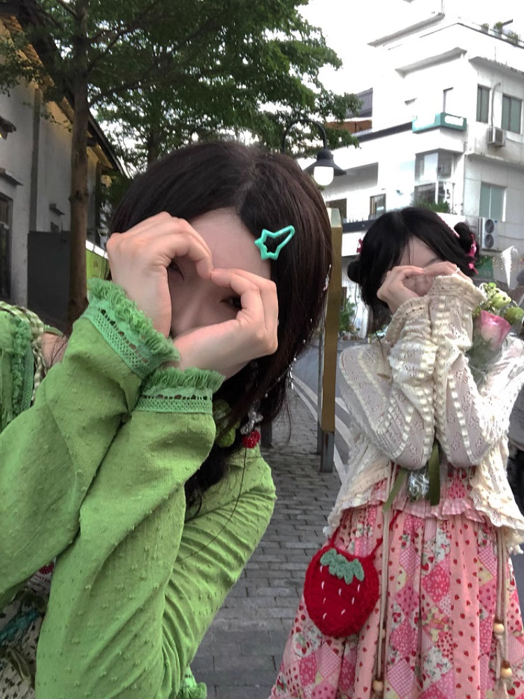 Berry Beads Tassel Knit Cardigans-ntbhshop