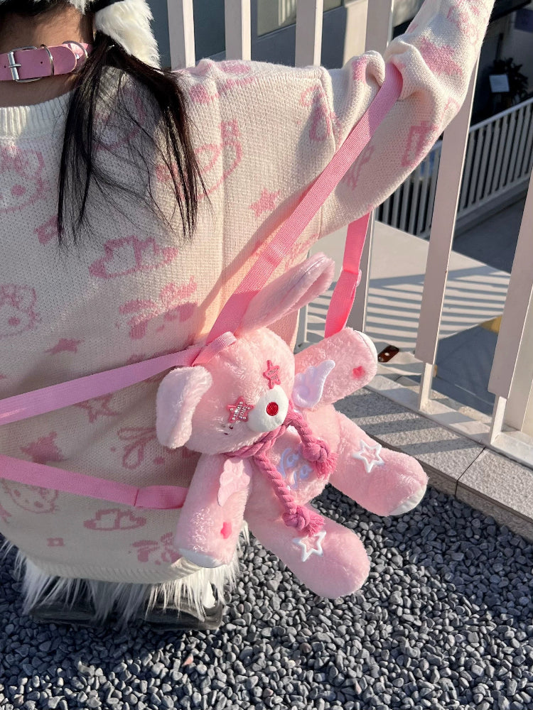Pentagram Bunny Plush Backpacks-Edit-ntbhshop