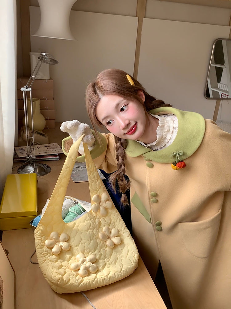 Sunny Bloom Puff Tote-ntbhshop