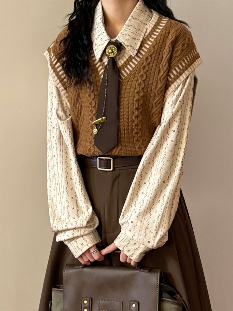 Maple Grove Academia Sweater Vests-ntbhshop