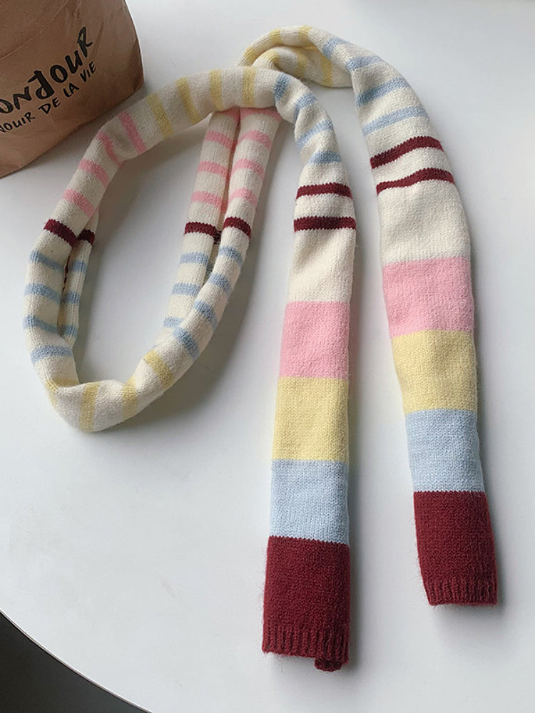 Sunday Sketchbook Colorblock Knit Wrap-ntbhshop