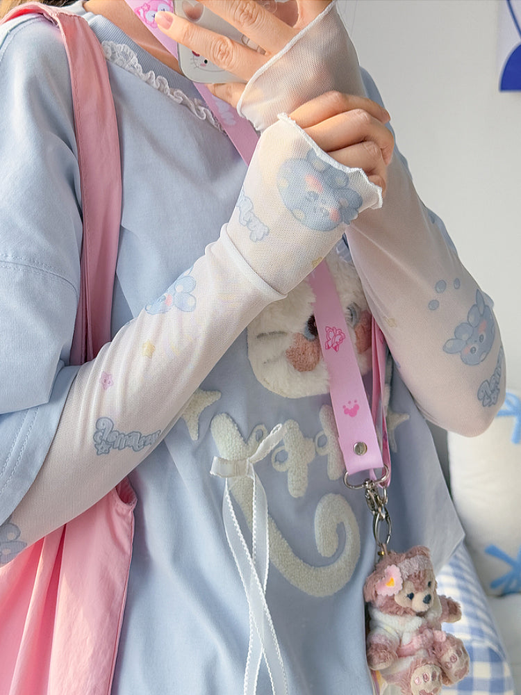 Cute Octopus Print Arm Sleeves-ntbhshop