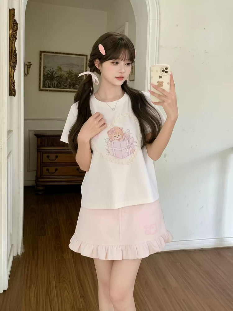 Blush Milk Corduroy Skirt-Bottoms-ntbhshop