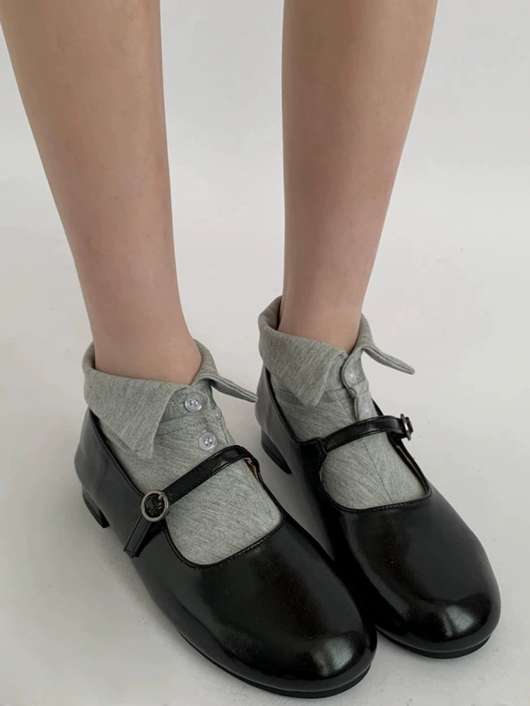 Polo Collar Flip Ankle Socks-ntbhshop