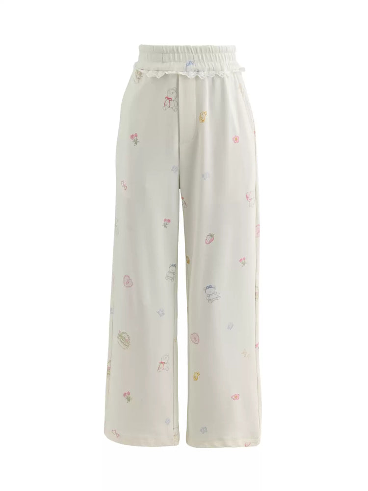 Milk Berry Modal Lounge Pants-Bottoms-ntbhshop