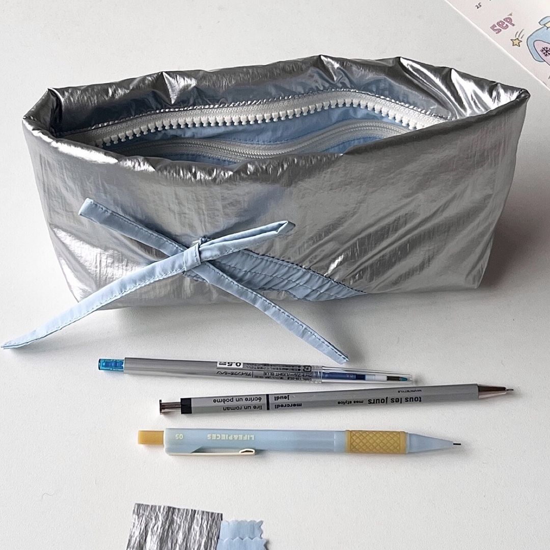 Gentle Ribbon Pencil Cases-Accessories-ntbhshop