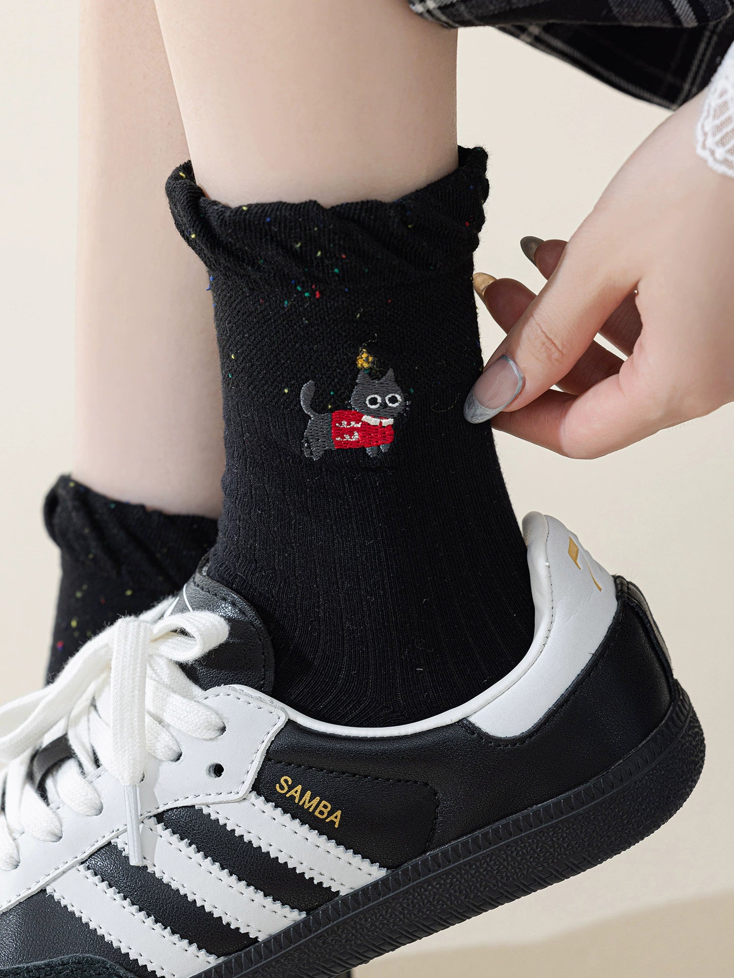 Bubble Cat Crew Socks-ntbhshop