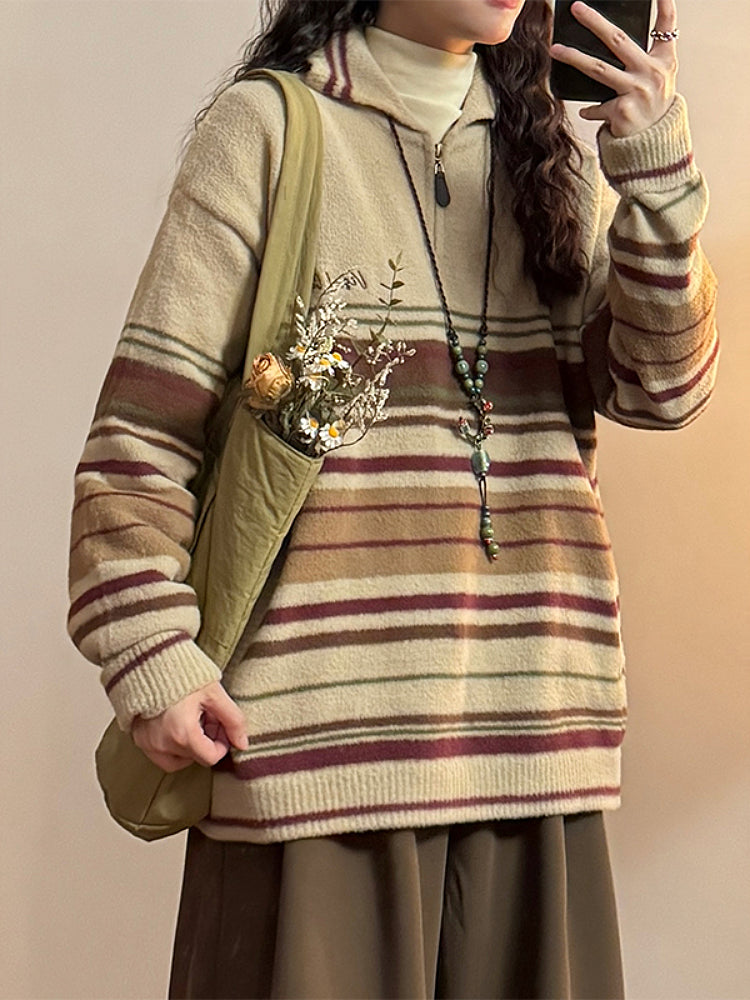 Vintage Wanderer Campus Sweater-ntbhshop