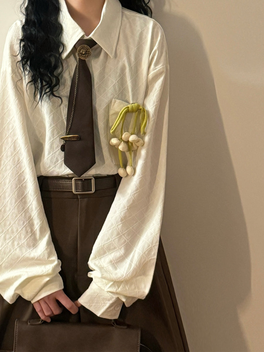 Lily of the Valley Tie Shirts-Tops-ntbhshop