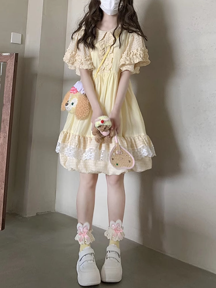 Sunpop Gingham Bubble Dress-ntbhshop