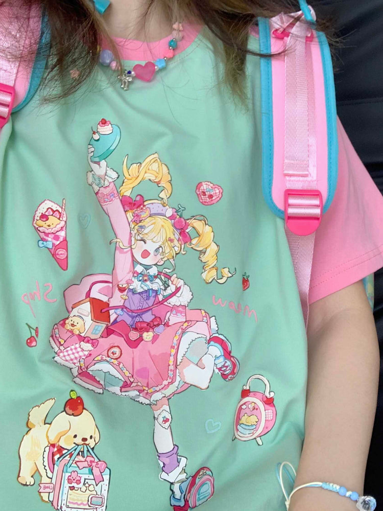 Pudding Princess Raglan Tee-ntbhshop