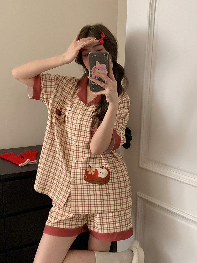 Whimsy Puppy Afternoon Pajama Set-Sets-ntbhshop